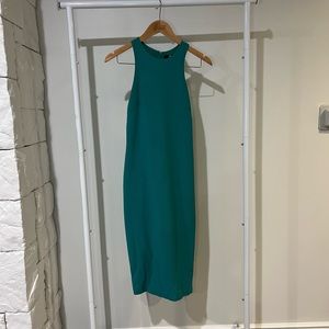 H&M Green Midi Dress